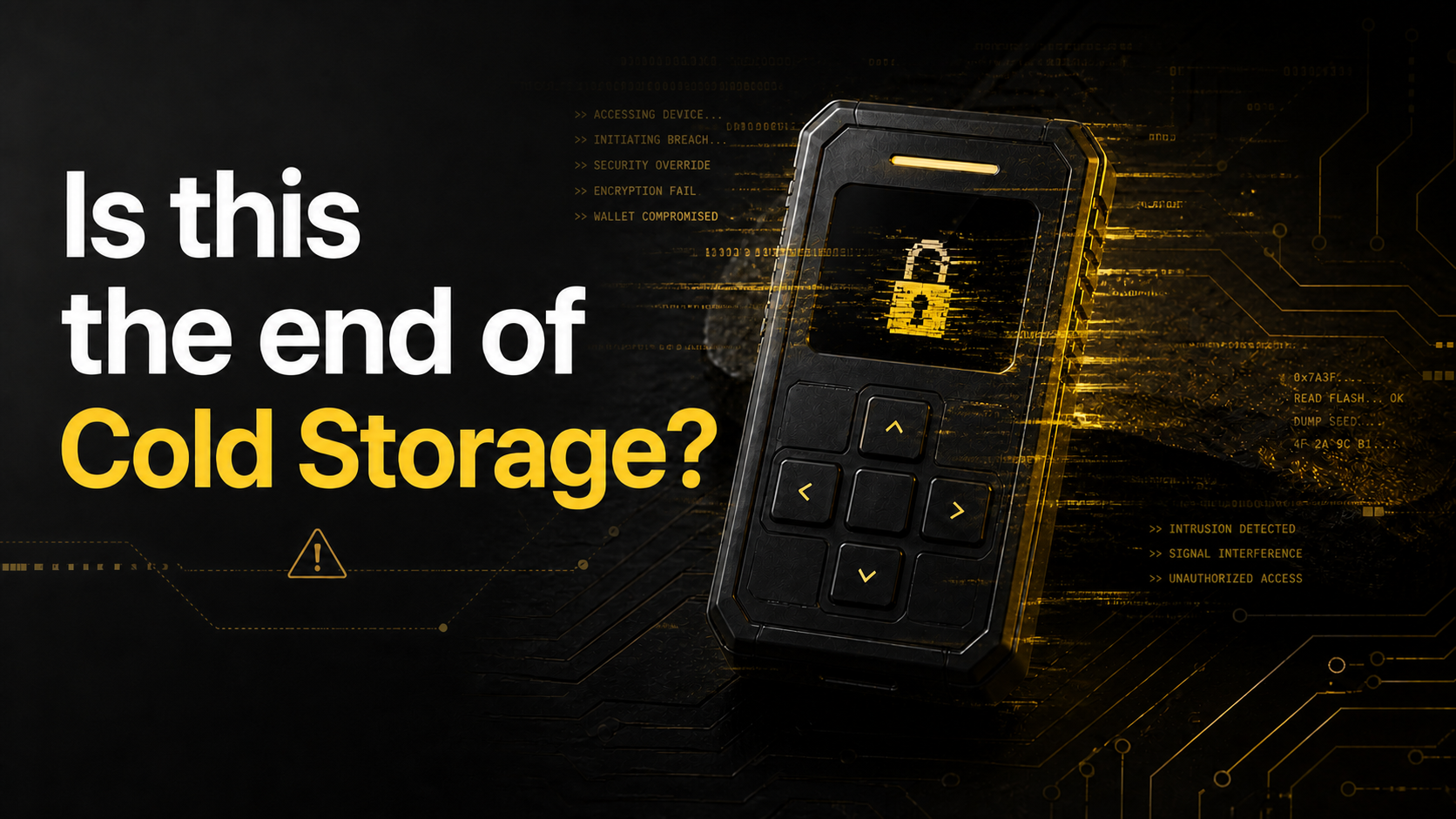 What the Coldcard Hack Really Proves About Cold Storage
